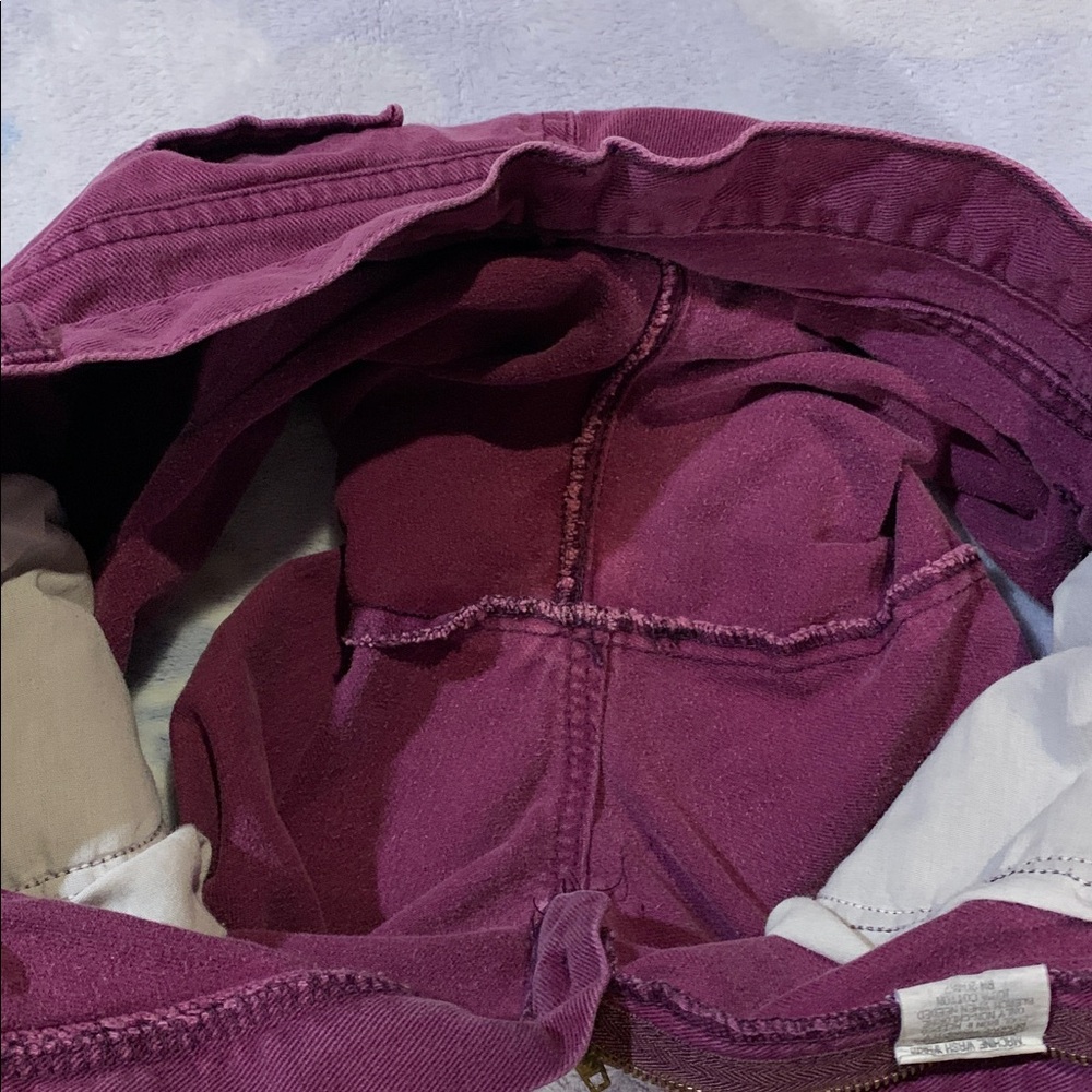 Vintage 80s 90s Purple High Waisted Mom Shorts - Picture 8 of 11